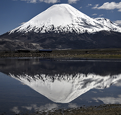 Parque Nacional Lauca, Lago Chungará, Pomerape